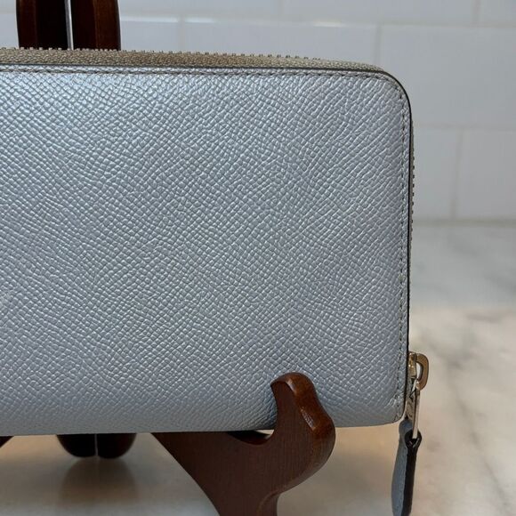 Coach Cross Grain Leather Full Zip Continental Wallet - Picture 6 of 16